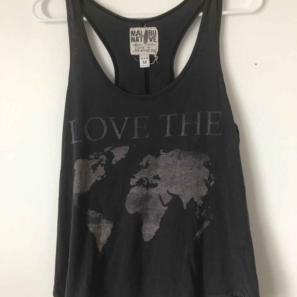 Casual Graphic Racerback Tank